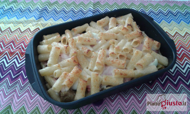 Pasta ripiena al forno