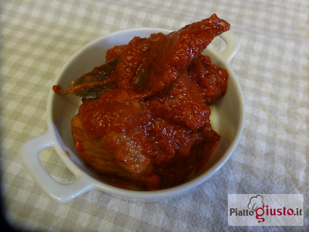 Bocconcini di maiale al sugo
