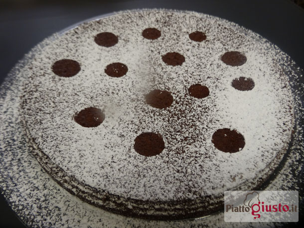 Torta caprese rum e arancia