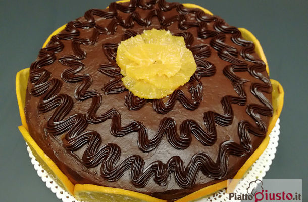 Torta arancia,rum e cioccolato tipo Fiesta