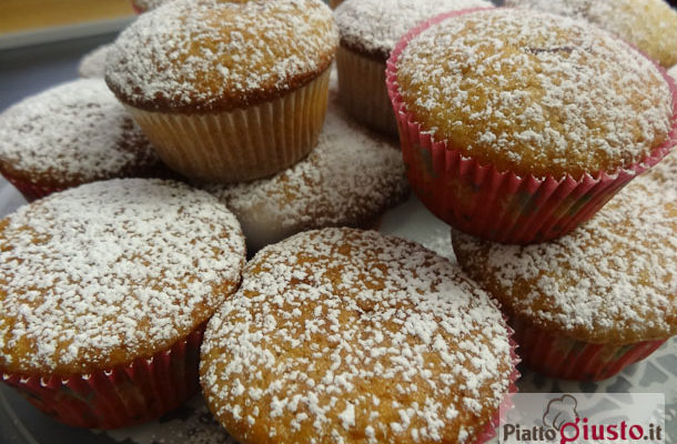 Muffin integrali con marmellata